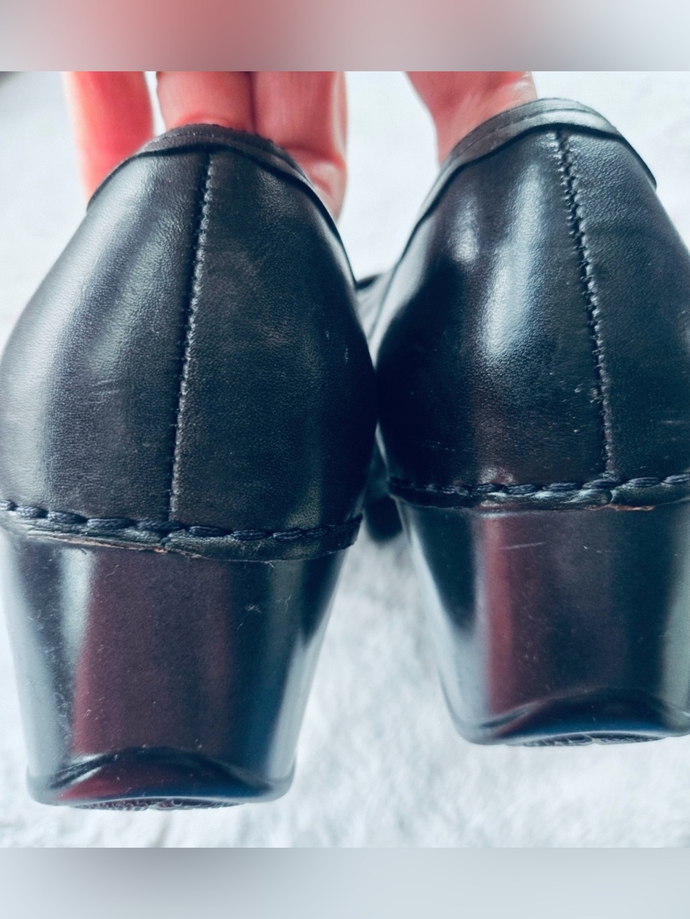 Dansko Harlow Black Leather Mary Jane Clogs Comfort Shoes Women EU 39 US 8.5-9 - Picture 6 of 8